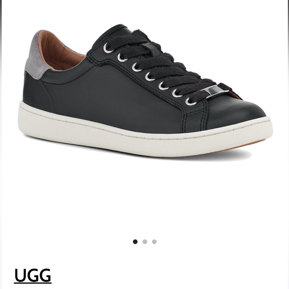UGG Milo Leather Sneaker - Black